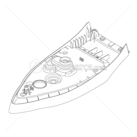 Philips Buharlı Ütü Alt Taban Üst Plastik Parça -  423902634230