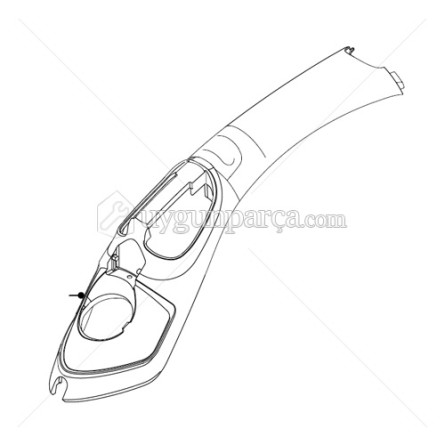 Philips GC2920/02 Buharlı Ütü Üst Çerçeve Parçası - 423902162721