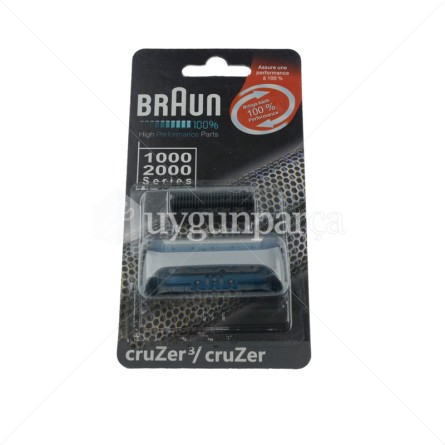 Braun 190 Tıraş Makinesi Başlık ve Bıçak Mavi - 20S -81387934 - 5733768 