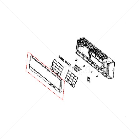 Siemens Klima Ön Panel Kapağı - 00249760