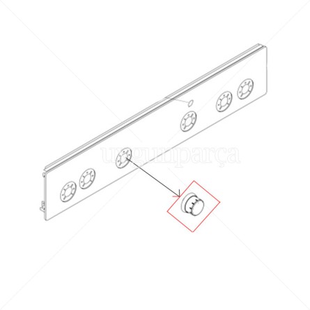 Ocak & Fırın Ayar Düğmesi - 00619492