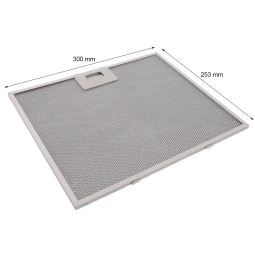 Davlumbaz & Aspiratör Tel Filtre - 300x253 mm