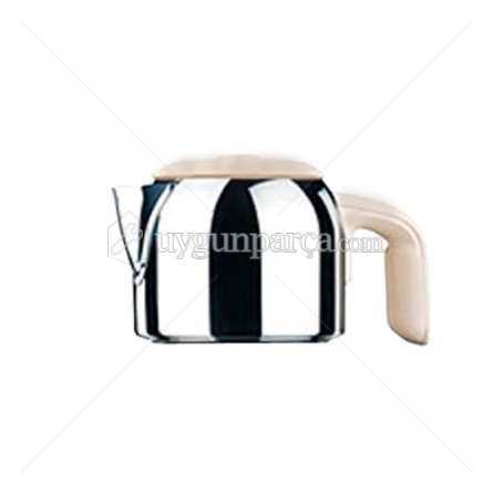 Korkmaz Çay Makinesi Üst Demlik Krem - 11426