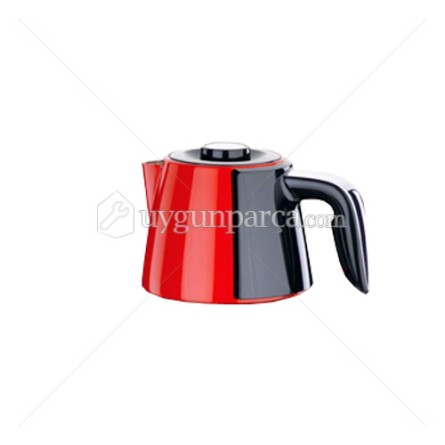 Korkmaz Çay Makinesi Üst Demlik Kırmızı - A 367 01