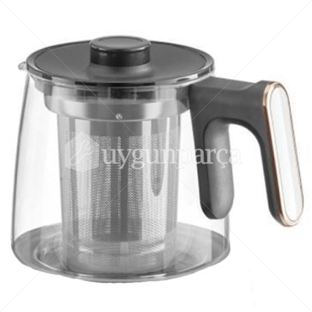 Arzum Semaver Cam Demlik Beyaz - AR308324