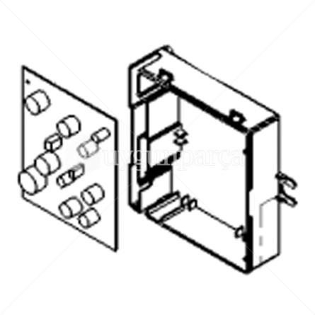 Bosch KDN75VW30N Buzdolabı Kontrol Kartı - 12024247