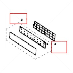 Klima İç Ünite Ön Panel Klipsi - 00612019