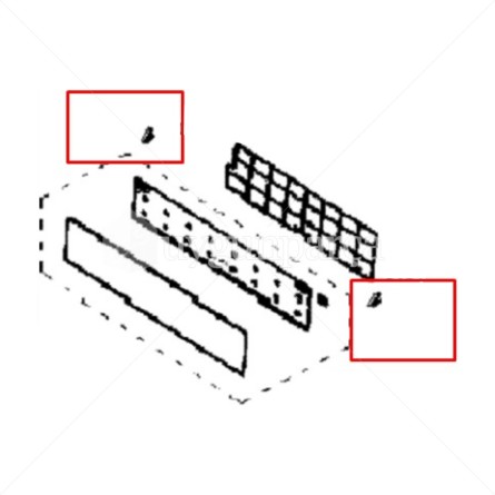 Siemens Klima İç Ünite Ön Panel Klipsi - 00612019