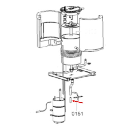 Bosch RDW1572 Su Sebili Sensörü - 00633495