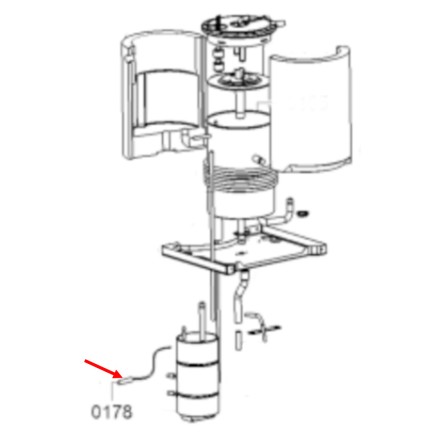 Bosch RDW1570 Su Sebili Sensörü - 00634139