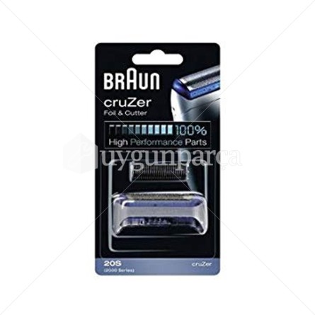 Braun 20S Elek Bıçak Takımı, Gümüş - 81387934