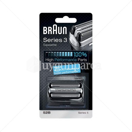 Braun 52B Elek Bıçak Tıraşlayıcı Başlık, Siyah - 81631167