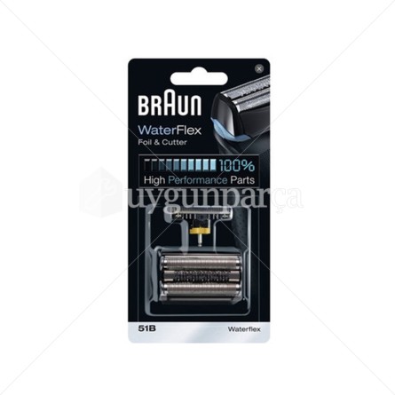 Braun WaterFlex Elek Bıçak 51B Siyah, 5760 - 81453132