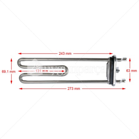 Universal Çamaşır Makinesi Rezistansı 1900W - 24455