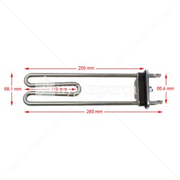 Universal Çamaşır Makinesi Rezistansı 1950W - 24450