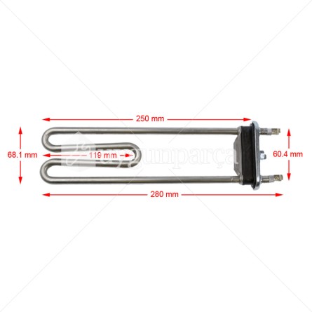 Universal Çamaşır Makinesi Rezistansı 1950W - 24450