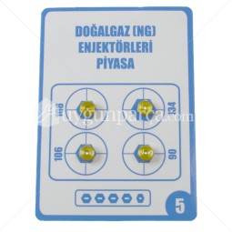 Doğalgaz Enjektör Takımı Küçük (7 Lokma - 7MM)