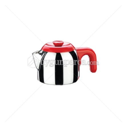 Korkmaz A369-01 Demtez Çay Makinesi Üst Demlik Kırmızı - A 369 01