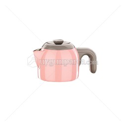 Çay Makinesi Üst Demlik Pembe - A 369 02