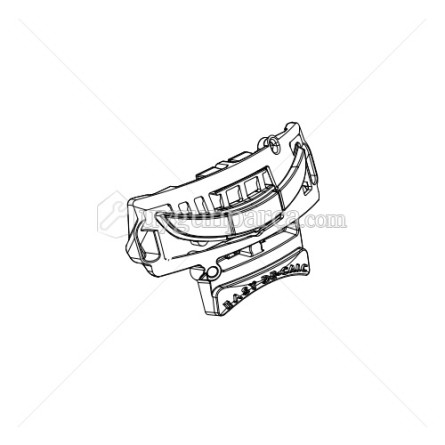 Philips GC9650 Buharlı Ütü Düğme Çerçevesi - 423902189731