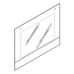 Fırın Kapak Dış Camı - 00712112