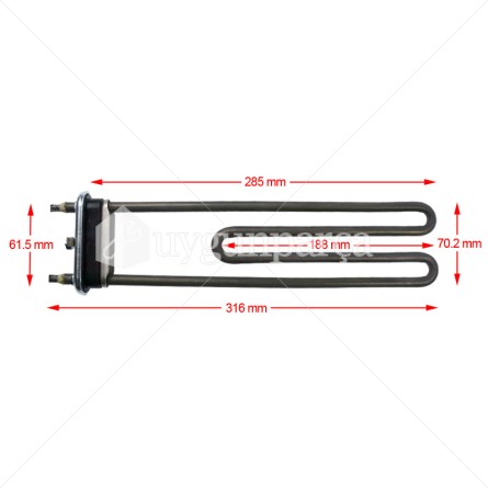 Universal Çamaşır Makinesi Rezistansı 2000W - 25426