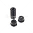 Bosch Ocak Düğme Seti Siyah (4 adet) - 14112